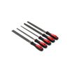 GEDORE RED File set tri.+sq.+flat+rnd+half-rnd 5pcs