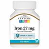 Iron  27 mg 110 Tablets By 21st Century