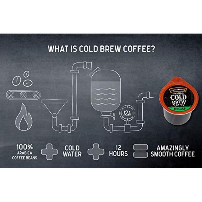 Java House Cold Brew Coffee Concentrate Single Serve Liquid Pods