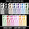 Gorilla Solid Temporary Tattoo Water Resistant Fake Body Art Set Collection - Red (One Sheet)