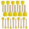 WAFJAMF 20-Pieces Assorted Size Round Sponges Brush Set, Paint Tools for Kids
