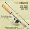 Betus Manual Hand Weeder Super Easy Weed Removal Compact Garden Weed Puller Tool
