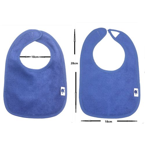 SUPNFOX 12 Pack Waterproof Dribble Bibs, Absorbent Cotton Baby Bibs for Feeding and Teething, Newborn Bibs for Baby Girls and Boys - Boy