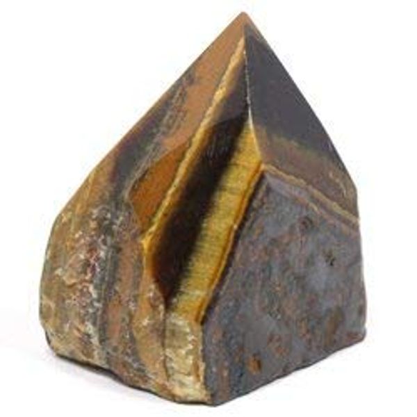 CrystalAge Tiger Eye Generator Point ~55mm