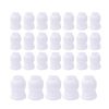 Cream Tip Replacement Caps Plastic Set of 30