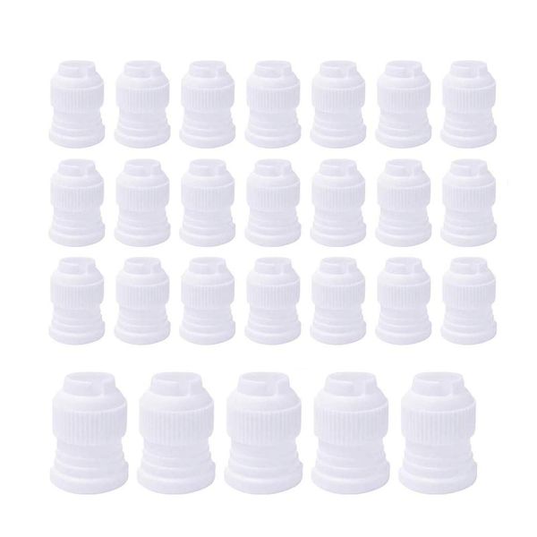 Cream Tip Replacement Caps Plastic Set of 30
