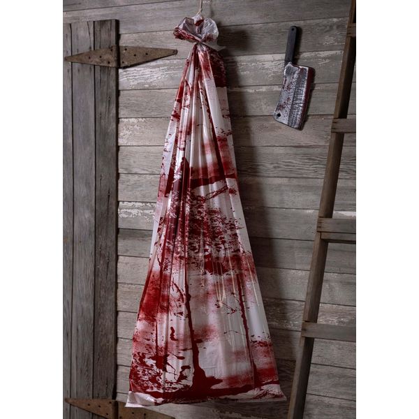 Fun World Bloody Body in Bag Prop, 6'