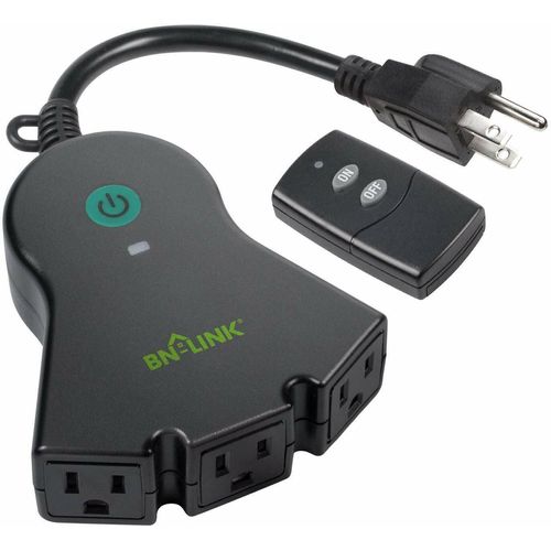 BN-LINK Wireless Remote Control Electrical Outlet Switch (Outdoor With Remotes)