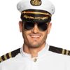 Boland 44372 Captain Jonah Hat, White/Black/Gold, One Size