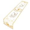 BELOWSYALER Eid Table Runner Table Setting Ramadans Decoration Dining Table Decor Handmade Table Cover For Home 2024 Islamic Muslims Table Runner