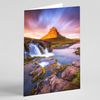 Waterfall flowing into a river sympathy card