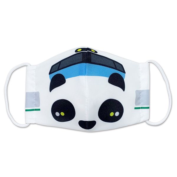 Risseisha Train Mask Panda Kuroshio (Cool Feeling)