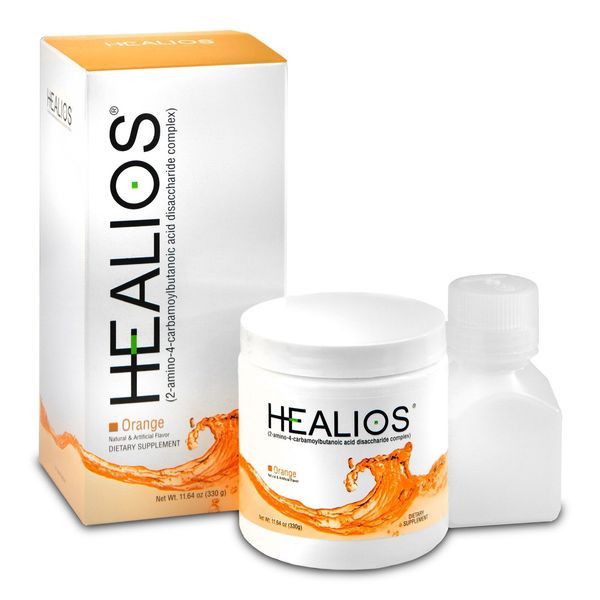 Healios Oral Health Supplement Powder for Mouth Sores & Mucositis - Orange