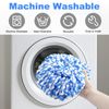 Mop Heads Replacements for Ocedar, Mop Replace Head for Ocedar RinseClean 2-Tank System, Include 3 Pack Spin Mop Replacement Head with 2 Scrubber Mop Head, Microfiber Mop Refills Deep Cleaning