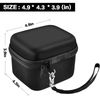 Case Compatible with Skull Shaver Electric Pitbull Pro Razor, Hard Travel Rotary Men Head Shavers Beard Trimmer Storage Bag with Zipper Mesh Pocket for Mustache Grooming Kit,Black-Only Box