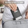 Cell Phone Stand with Wireless Bluetooth Speaker, LED, Anti-Slip Base HD Sound
