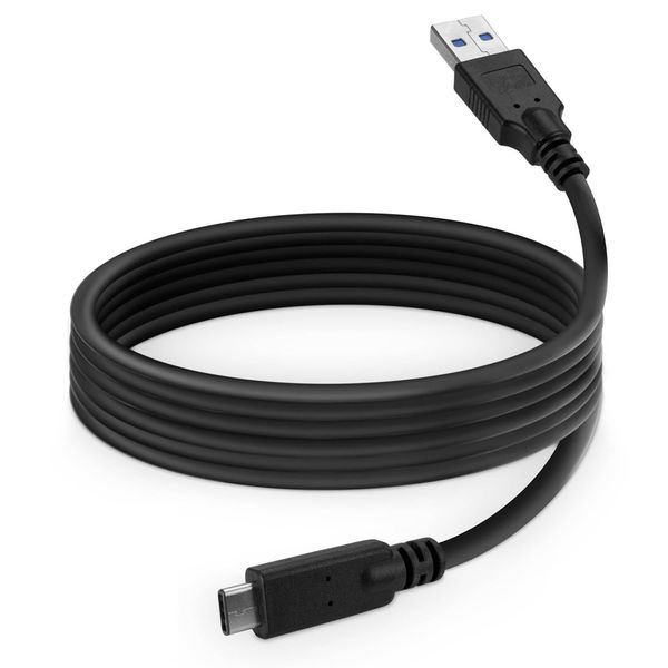 BoxWave Cable Compatible with Infinix Zero 6 - DirectSync - USB 3.0 A to USB 3.1 Type C, USB C Charge and Sync Cable - 6ft - Black
