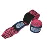 BAY® Zebra Boxing Hand Wraps (Pink/Black)