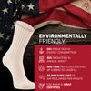 FoxRiver Standard Classic Wool Medium-Weight Sport Crew Socks, Natural