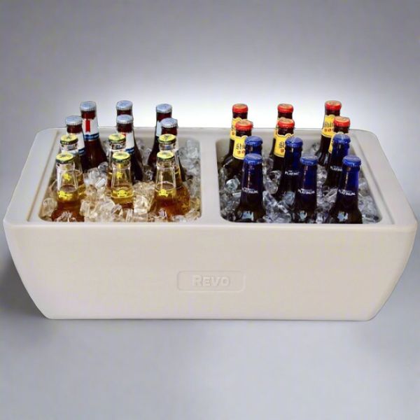 REVO Dubler Cooler | Greige Mist | Beverage and Food Insulated Cooler