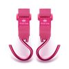 Think King Mighty Buggy Hook for Stroller, Wheelchair, Rollator, Walker, 2 Pack Limited Edition PINK