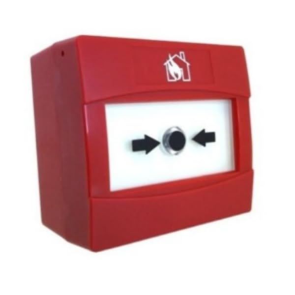 C-Tec CA470 CAST Red Manual Call Point, Universal Mounting, 255 Devices Per Loop, Red
