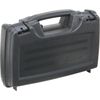 Durable Hard Plastic Single Pistol Case with Padlock Tabs & Foam Protection