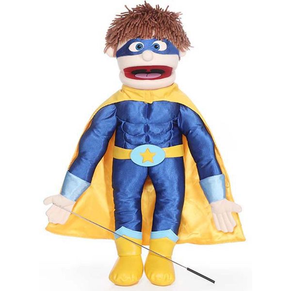 25" Superhero, Peach Boy, Full Body, Ventriloquist Style Puppet