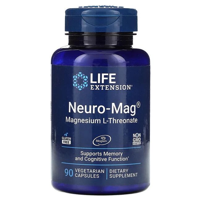 Life Extension, Neuro-Mag, Magnesium L-Threonate, 90 Vegetarian Capsules