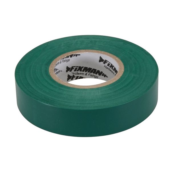 Fixman 188154 Insulation Tape 19 mm x 33m Green