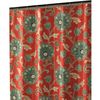 Red Flower  design fabric shower curtain