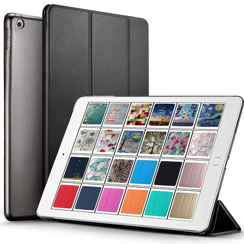 DuraSafe Cases for iPad Mini 3 2 1 Generation 7.9 Inch [ Mini 3rd Mini 2nd Mini 1st ] A1599 A1600 A1489 A1490 A1491 A1432 A1454 A1455 UltraSlim Smart Cover with Translucent Back - Black