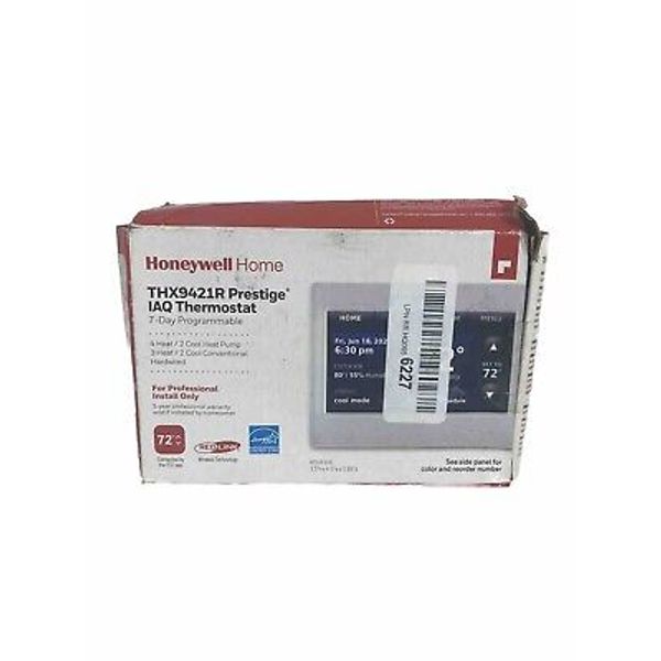 Honeywell THX9421R5021WW IAQ Color Touchscreen Thermostat