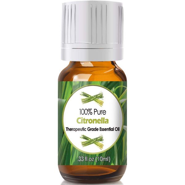 Diffuse Essential Oils 10ml - Citronella Essential Oil - 0.33 Fluid Ounces