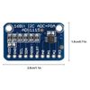 16-Bit I2C 4-Channel Development Board Analog to Digital Converter Module Analog to Digital ADC Module