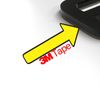 2 Yellow HellHawk Emblems fits Jeep Trackhawk SRT Grand Cherokee wk2 Track Hawk