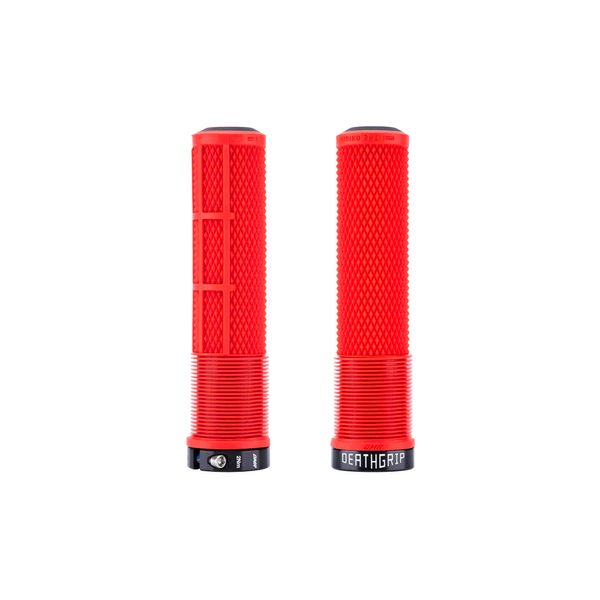 DMR Deathgrip 2 Flangeless Handlebar Grips (Red, Thick)