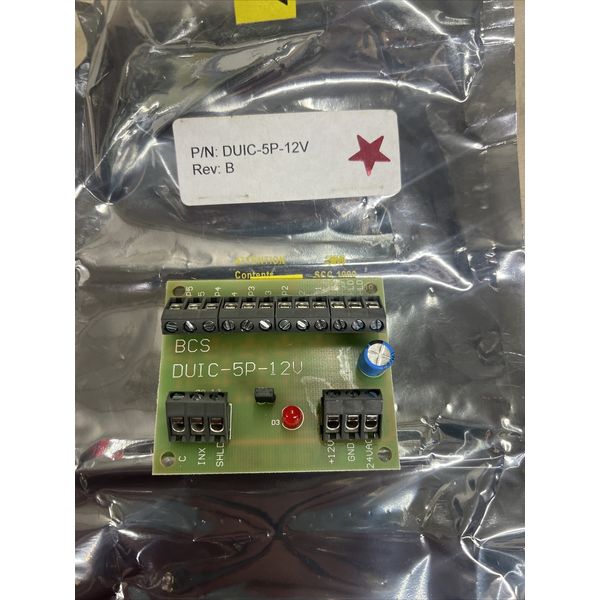 BCS DUIC-5P-12V DIGITAL INPUT CARD/Board