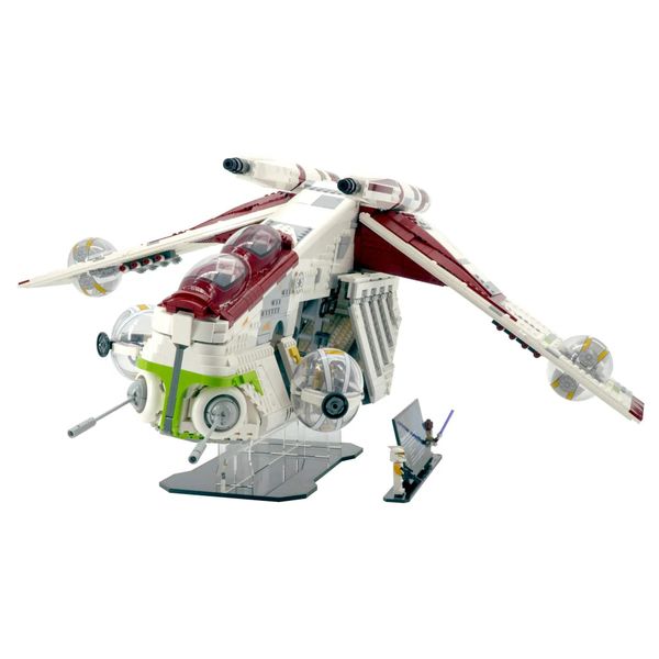 Brickcessories Display Stand for 75309 - Republic Gunship
