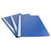 Esselte Ref 56285 Report Flat File Lightweight Plastic Clear Front A4 - Blue, Pack of 25