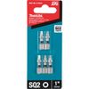 Makita E-00583 Impact XPS™ #2 Square 1" Insert Bit, 5/pk