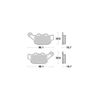 Vesrah VD-147JL Brake Pad Sintered Metal