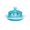 Mosser Glass Eye Winker Butter Dish | Aqua Opal