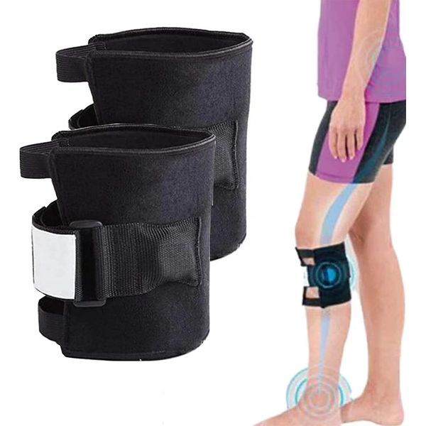 Emcgicc Pressure Point Brace Relieve Acupressure Leg Sciatica - Self Massage Tool, Body Trigger Point Massager, M_agnetic Therapy Knee Recovery Pad Brace Leg Knee Back Pain Relief Magic Leg Pad