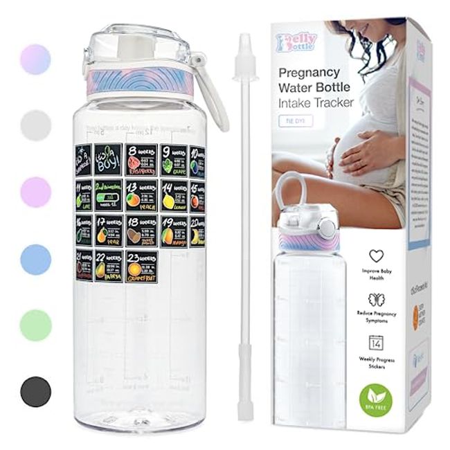 Water Tracking Bottle - Clear