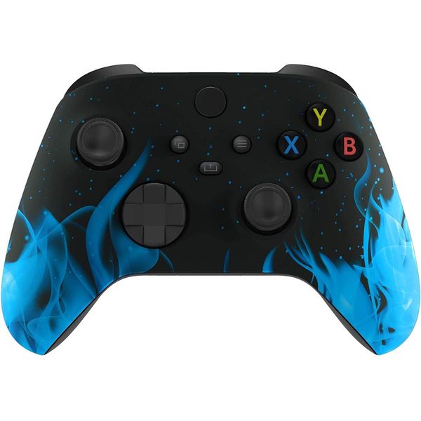 Xbox Custom Modded Rapid Fire Controller - Soft Shell for Comfort Grip X - Includes Largest Variety of Modes (Flames)