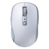 bt5 silent 5-button blue led mouse/white