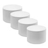 Global Sugar Art Cake Dummy Round, 4 x 4 Inches, 4 Count