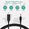 for Braun Beard Trimmer Charger, Power Cord Compatible with Braun MGK3010 MGK3020 MGK3021 MGK3025 MGK3210 MGK3220 MGK3221 MGK3225 MGK3921 5V to 2.3V Replacement Charging Cable Adapter