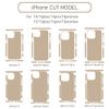 igsticker 008965 Full Face Skin Sticker for iPhone 15 pro max simple, solid, yellow